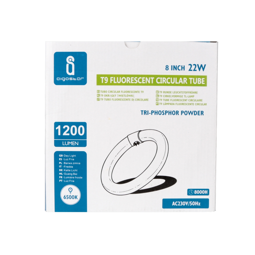 Circolina fluorescente G10Q T9 21cm da 22W in vetro Bianco freddo 6500K Aigostar - Foto 4
