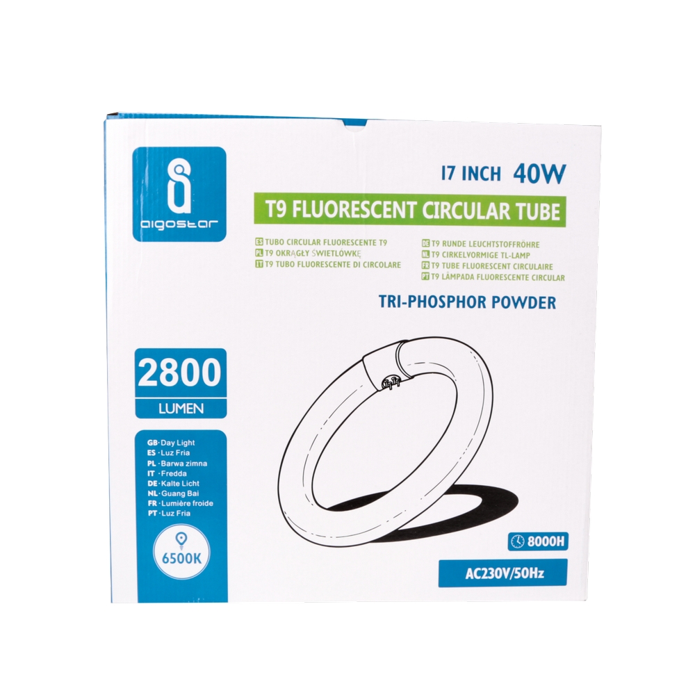 Circolina fluorescente G10Q T9 40cm da 40W in vetro Bianco freddo 6500K Aigostar - Foto 6