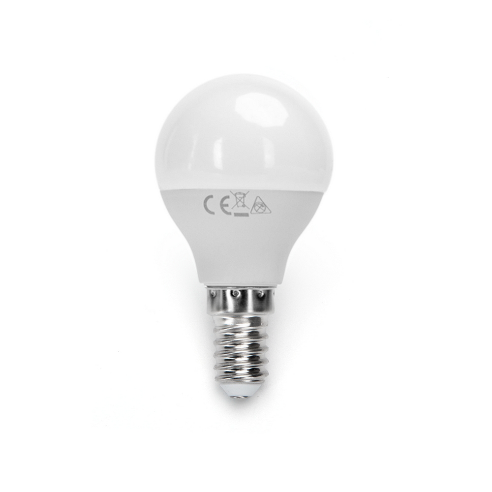 Confezione da 5 Lampadine Led E14 G45 6W Bianco caldo 3000K Aigostar - Foto 1