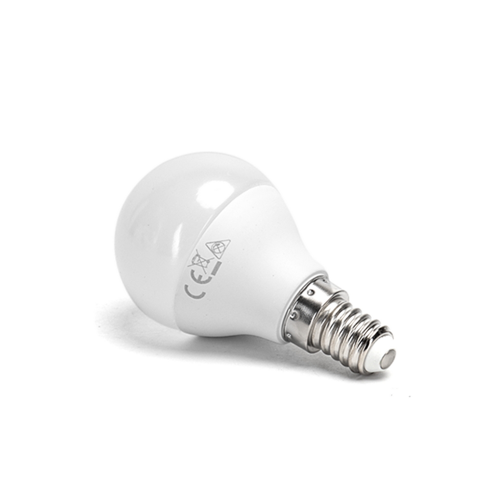 Confezione da 5 Lampadine Led E14 G45 6W Bianco neutro 4000K Aigostar - Foto 2
