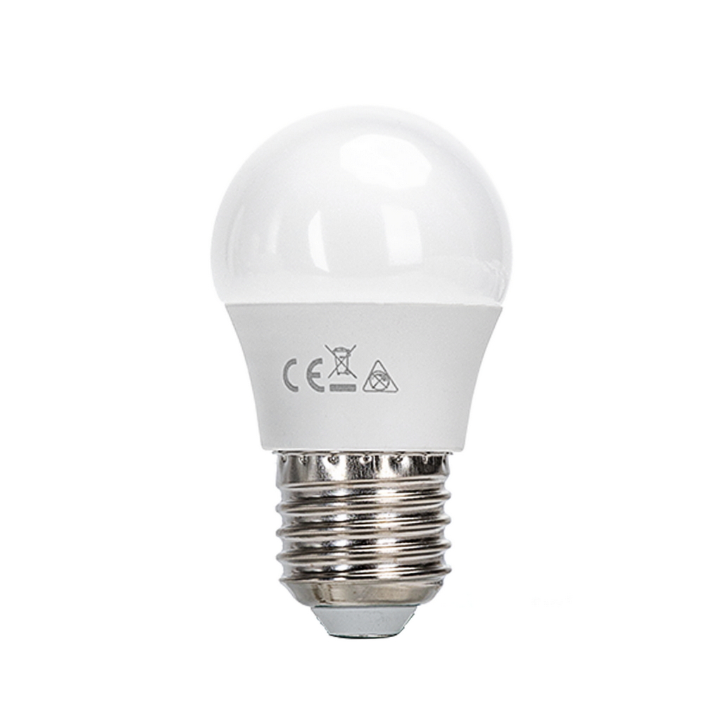 Confezione da 5 Lampadine Led E27 G45 6W Bianco caldo 3000K Aigostar - Foto 1