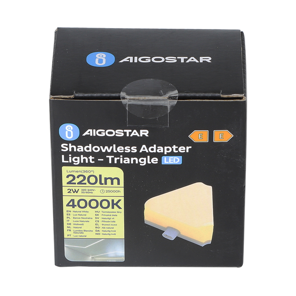 Connettore Triangolo 2W per Barra Led Shadowless Bianco neutro 4000K Aigostar - Foto 6