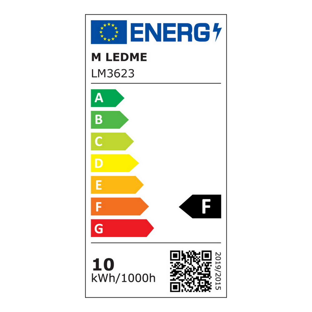 Faretto Led a sospensione da binario magnetico 16mm 10W nero 30cm Bianco caldo 3000K M LEDME - Foto 2