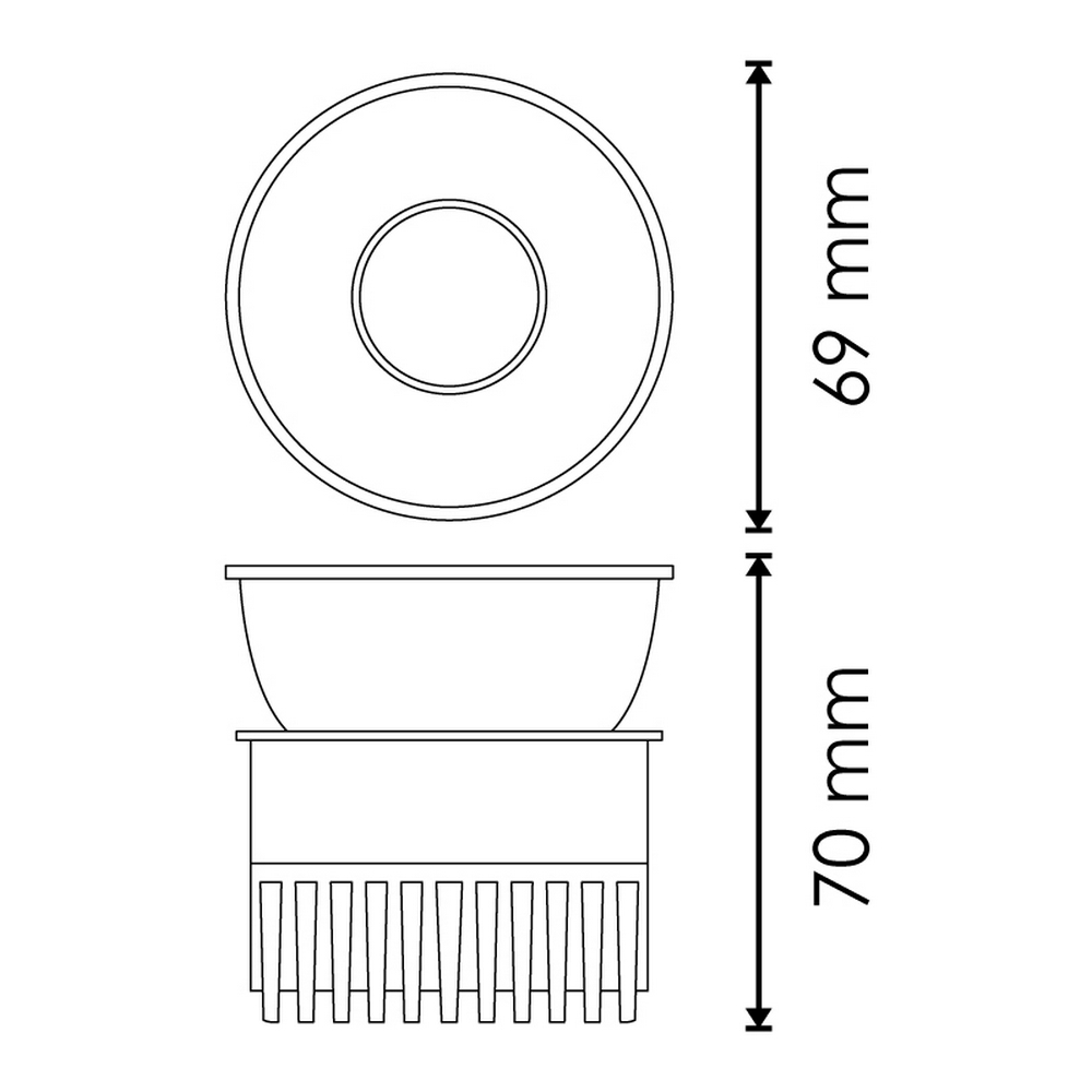 Faretto Led Cobfix 10W COB Apertura 24 gradi Bianco neutro 4500K M LEDME - Foto 2