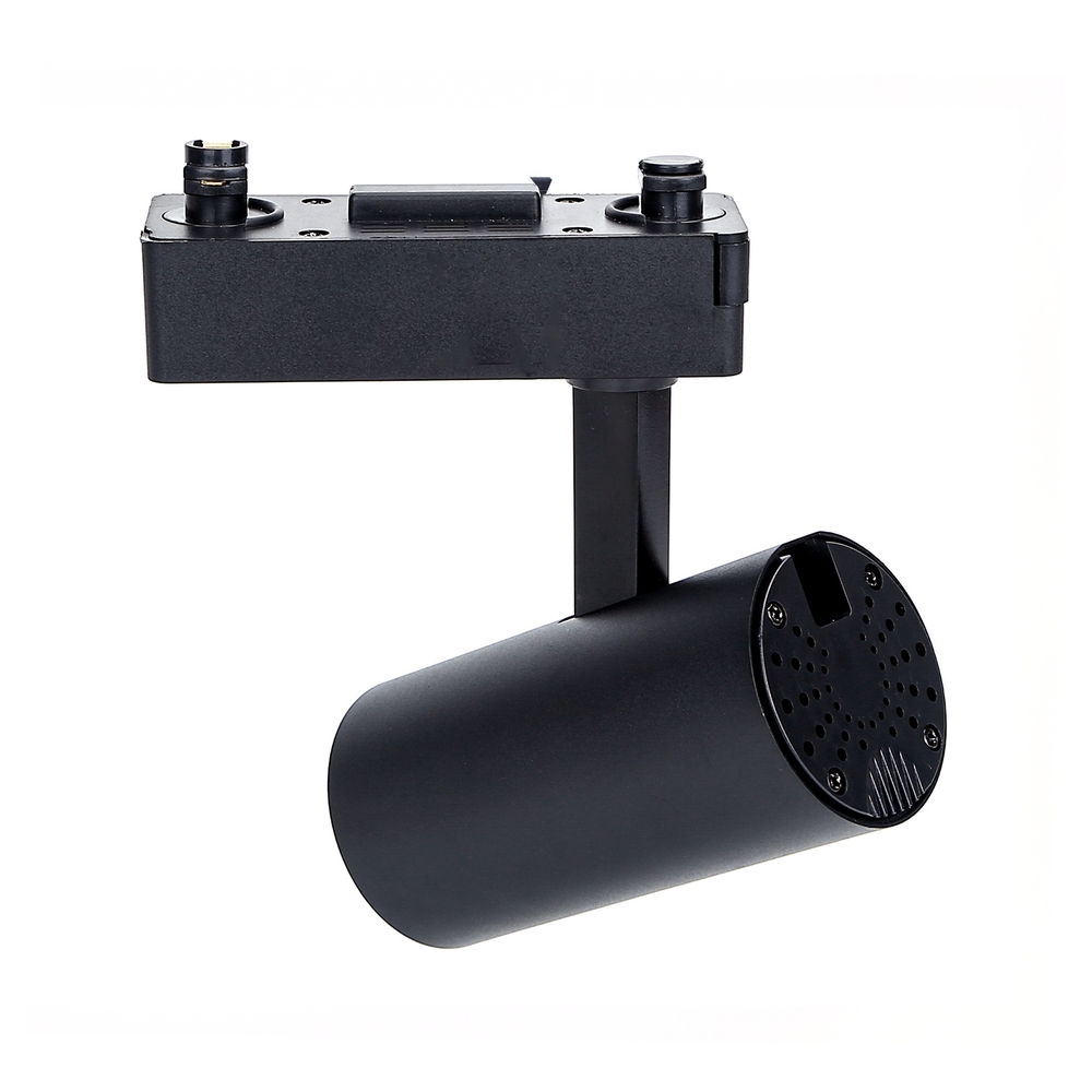 Faretto Led da binario 10W nero orientabile monofase Bianco freddo 6500K Aigostar - Foto 1