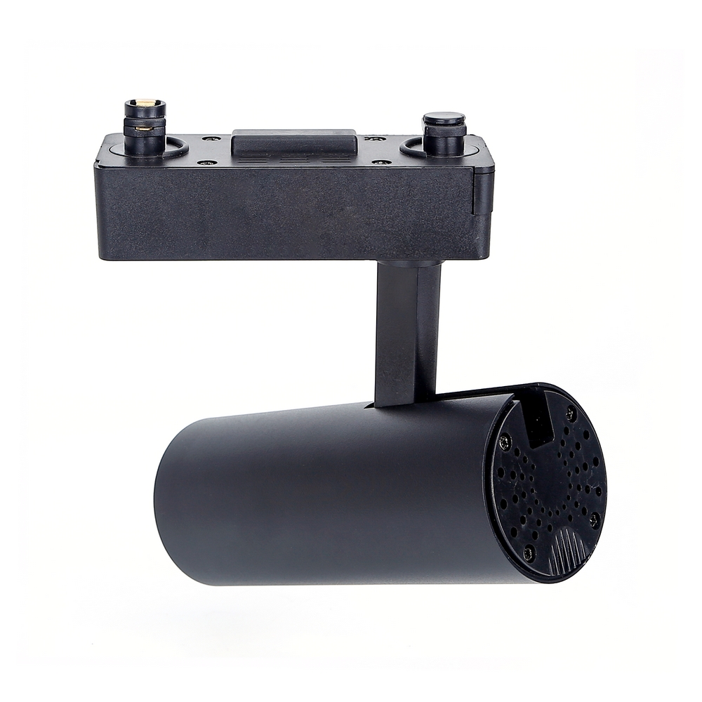 Faretto Led da binario 15W nero orientabile monofase Bianco neutro 4000K Aigostar - Foto 1