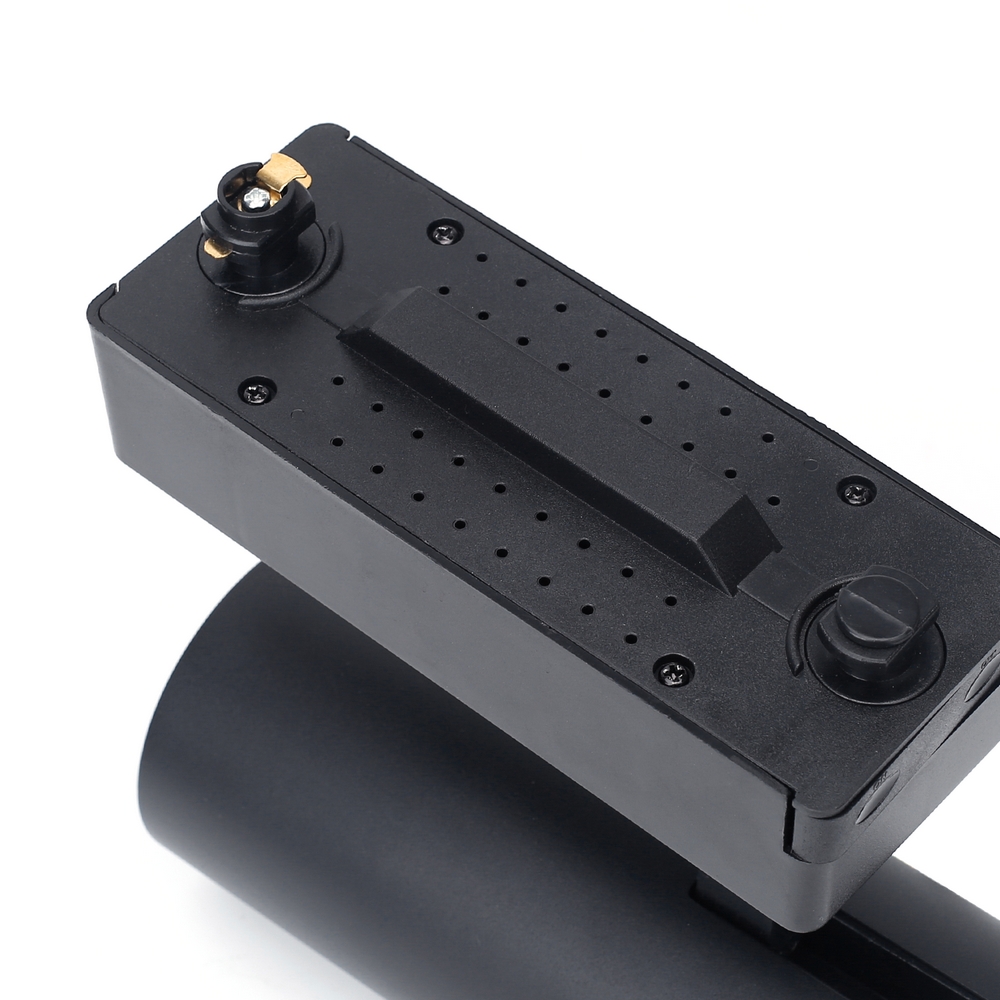 Faretto Led da binario 24W nero orientabile monofase Bianco neutro 4000K Aigostar - Foto 2