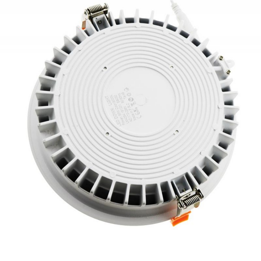 Faretto Led da incasso 50W Rotondo Cornice bianca Apertura 90 gradi Bianco freddo 6000K M LEDME - Foto 1