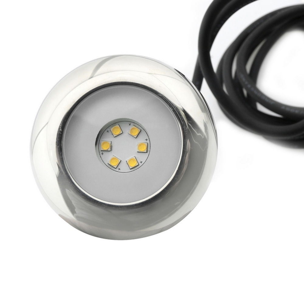 Faretto Led per piscina Minipool 7W IP68 Bianco freddo 5000K M LEDME - Foto 1