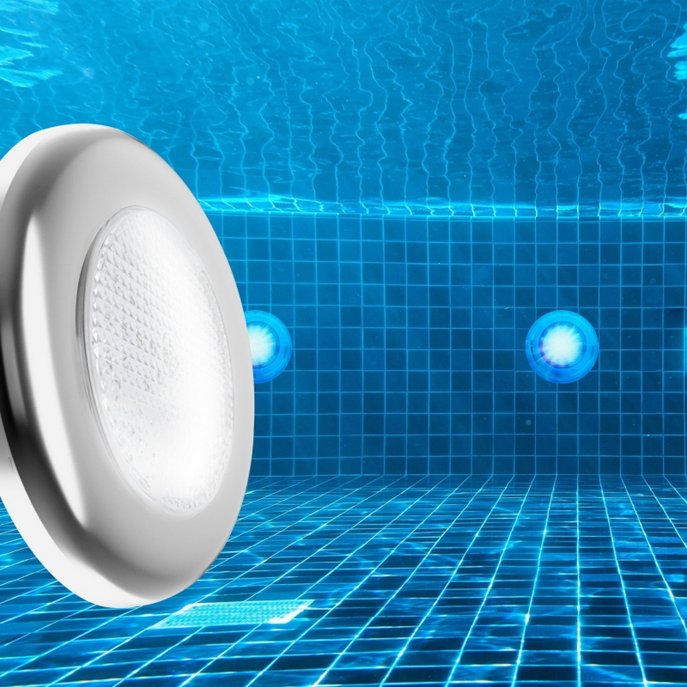 Faretto Led per piscina PAR56 25W IP68 RGB + W M LEDME - Foto 3