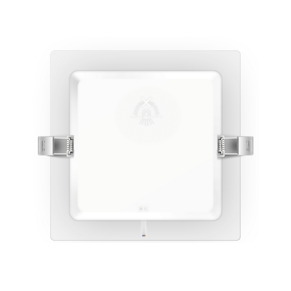 Faretto Led slim da incasso 15W Quadrato Cornice bianca Apertura 100 gradi Bianco neutro 4000K Aigostar - Foto 1