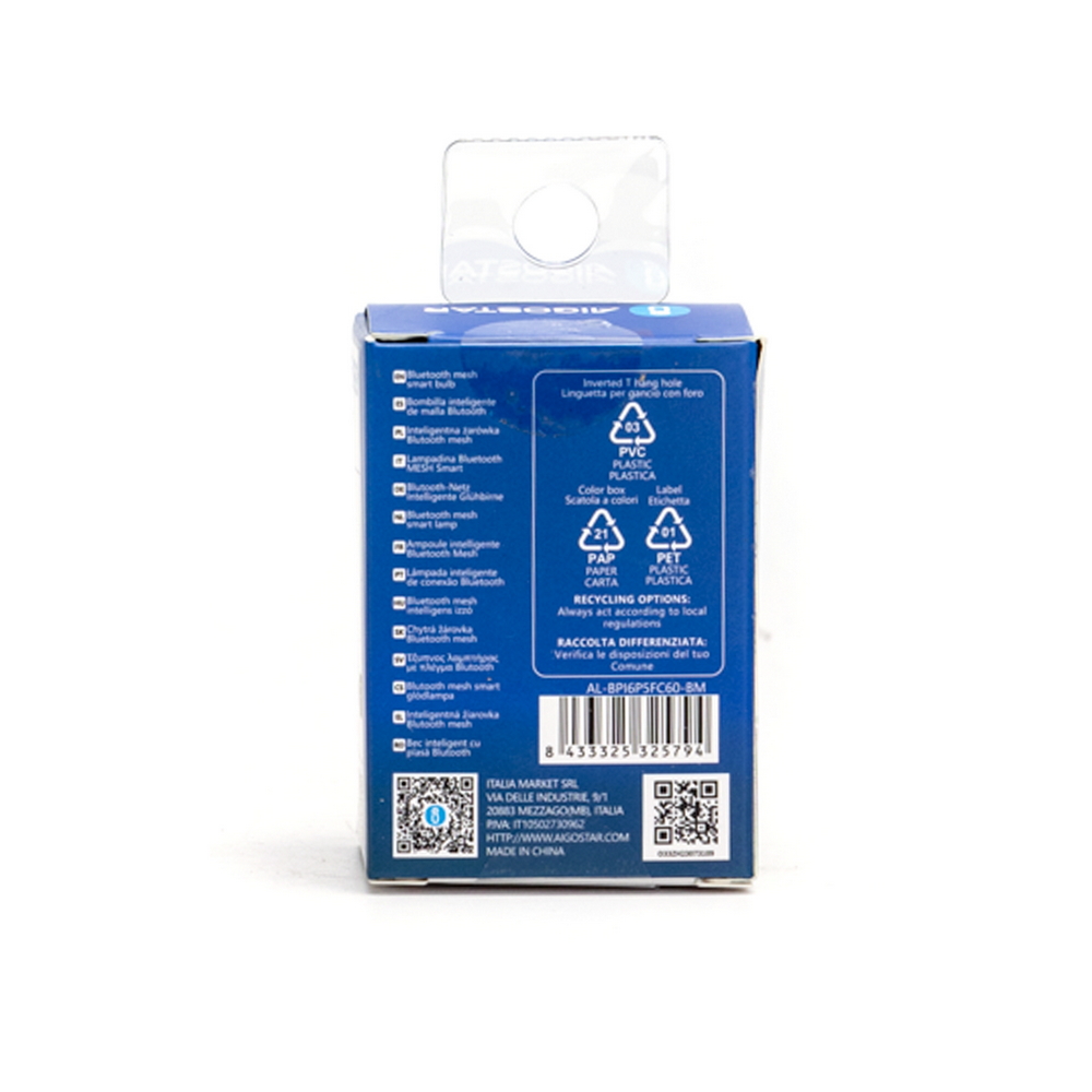 Faretto Led Smart GU10 6.5W Bluetooth Mesh RGB CCT luce regolabile e dimmerabile Aigostar - Foto 4