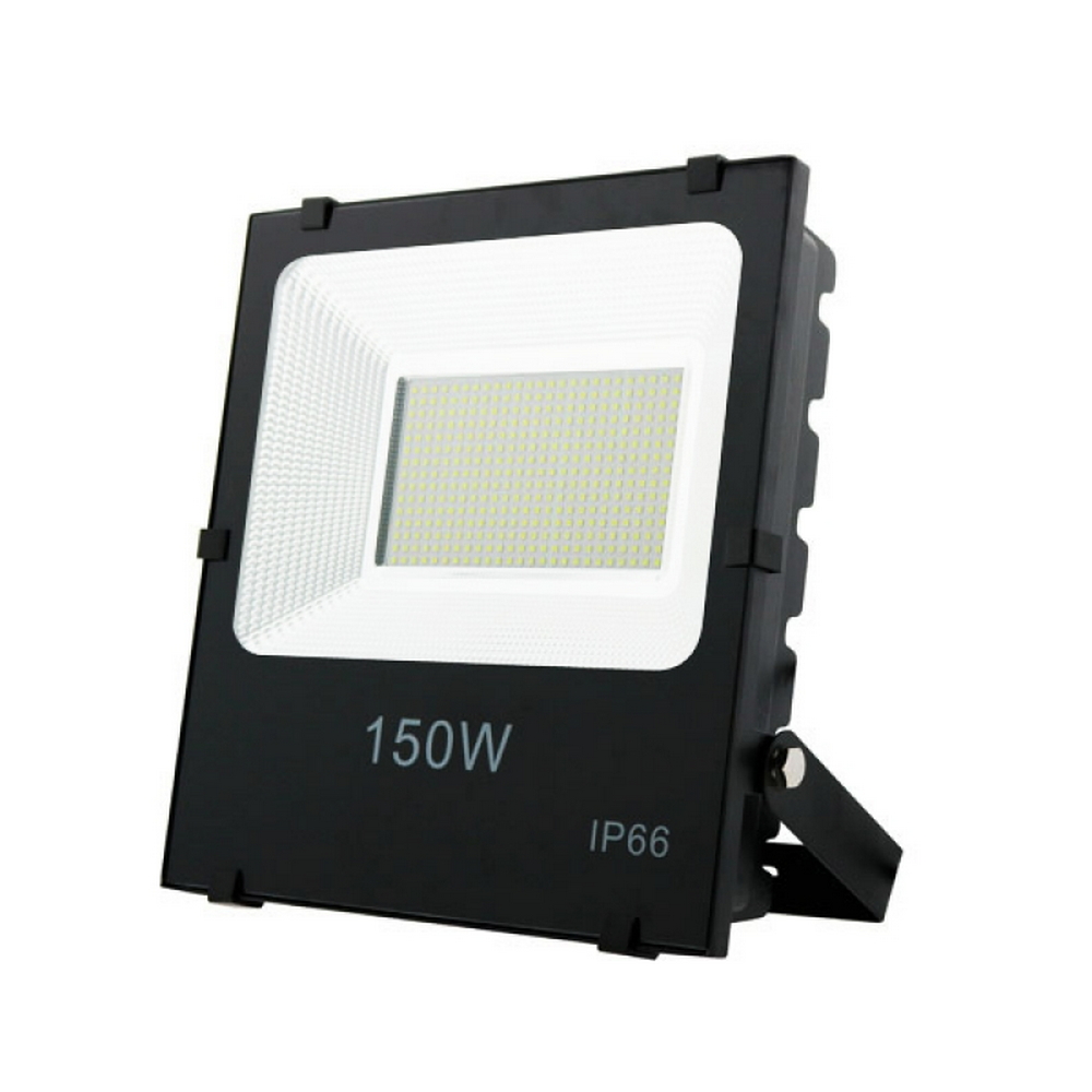 Faro proiettore Led 150W Nero da esterno IP65 Bianco Caldo 3000K M LEDME - Foto 1