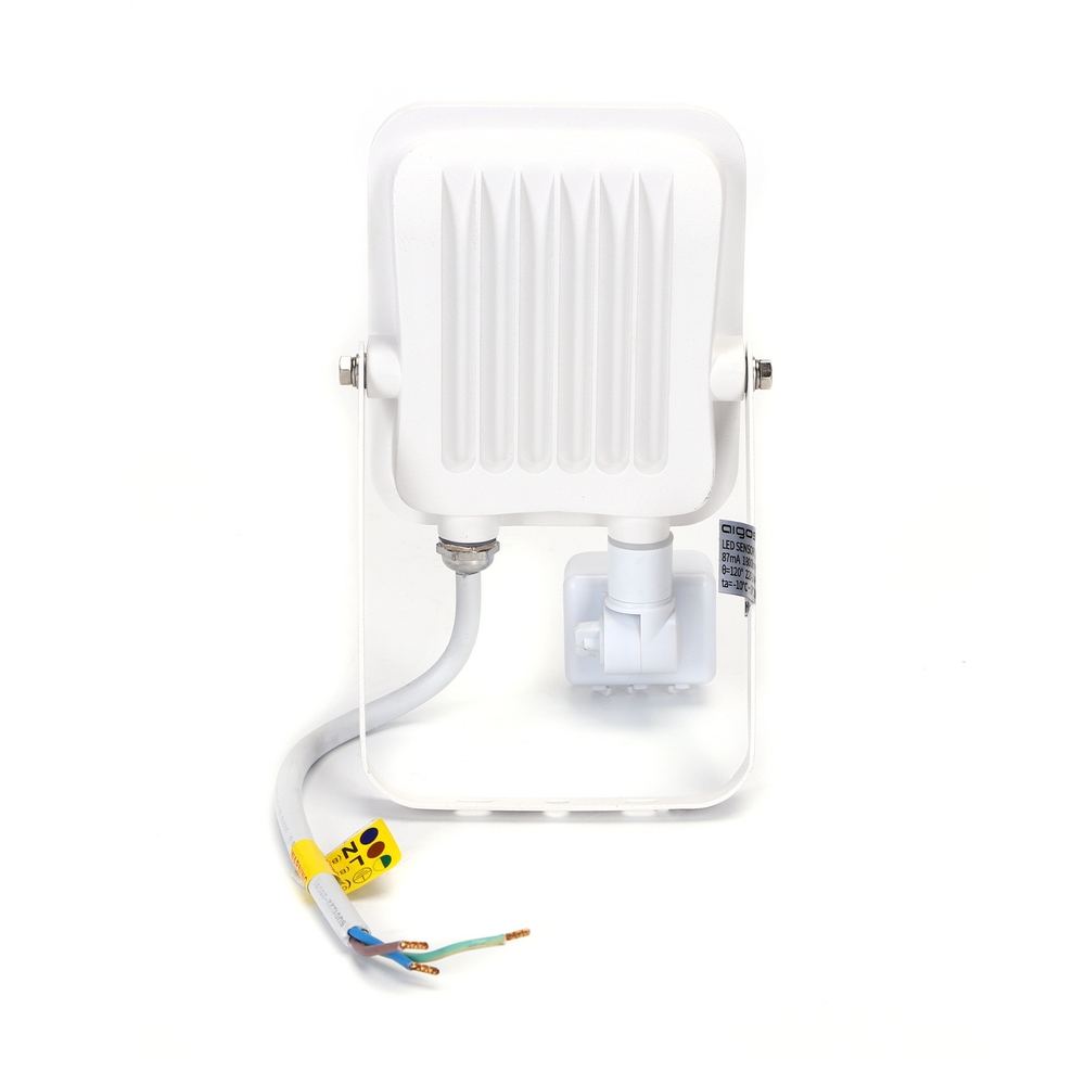Faro proiettore Led 20W Bianco da esterno IP65 Bianco freddo 6500K con sensore crepuscolare e di movimento Aigostar - Foto 2