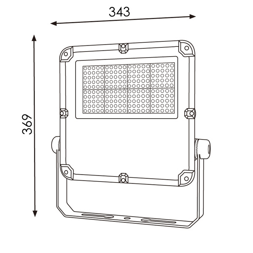 Faro proiettore Led Slim 150W Nero da esterno IP65 Bianco freddo 5000K M LEDME - Foto 1