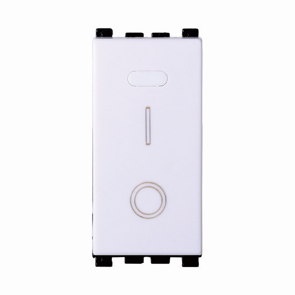 Foto principale Interruttore bipolare basculante 16A bianco compatibile anche con Vimar Arké