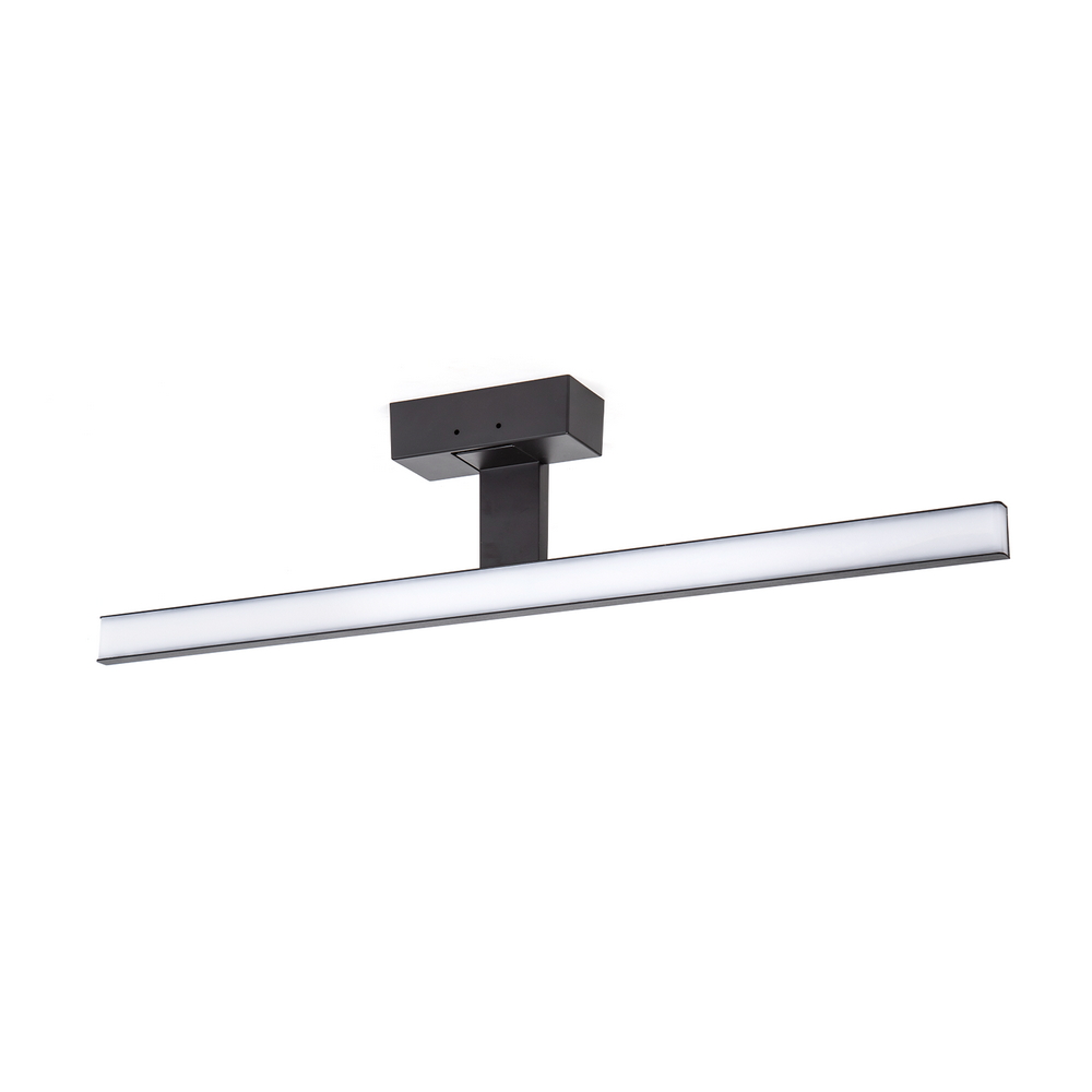 Lampada da specchio Led 12W Nero IP44 Bianco neutro 4000K Aigostar - Foto 1