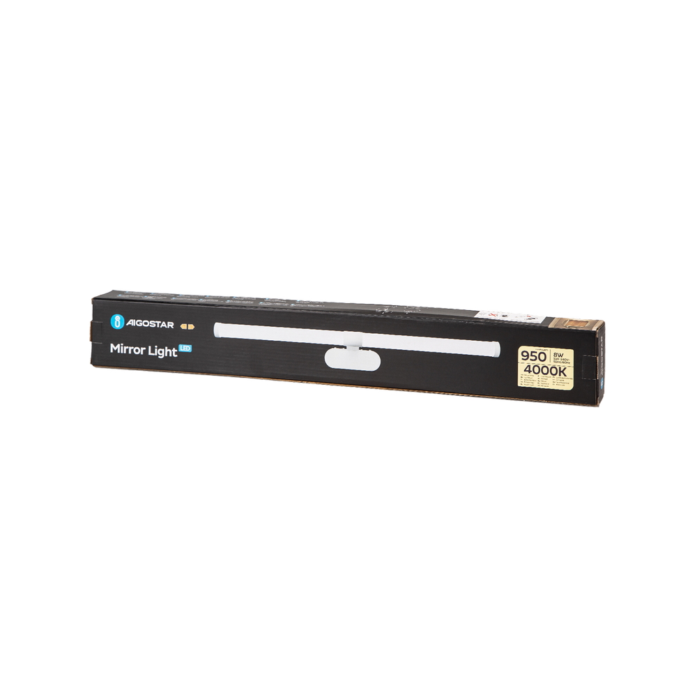 Lampada da specchio Led 8W Bianco IP44 Bianco neutro 4000K Aigostar - Foto 4