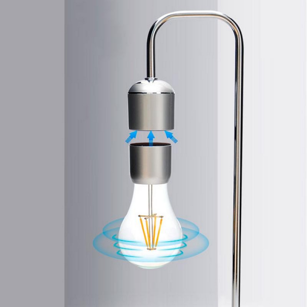 Lampada da tavolo Led a levitazione magnetica Vintage Bulb 2W M LEDME - Foto 5