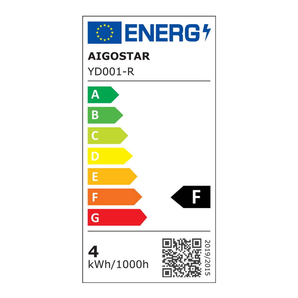 Lampada da tavolo Led touch Dory Bianca RGB 4W portatile a batteria ricaricabile USB Aigostar - Foto 6