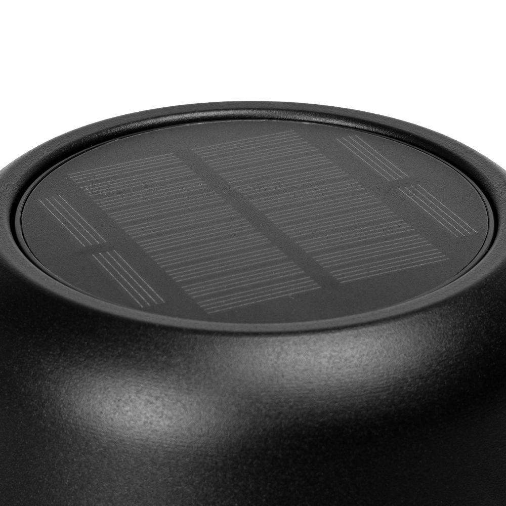 Lampada da tavolo Led touch Minimalist Nera 3W portatile ricaricabile energia solare Aigostar - Foto 1
