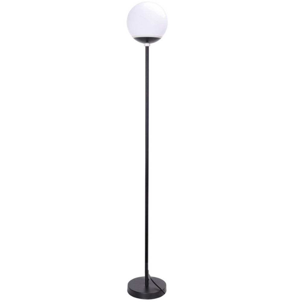 Lampada da terra a piantana Smart 8W nera Bluetooth Mesh RGB + CCT con telecomando Aigostar - Foto 1