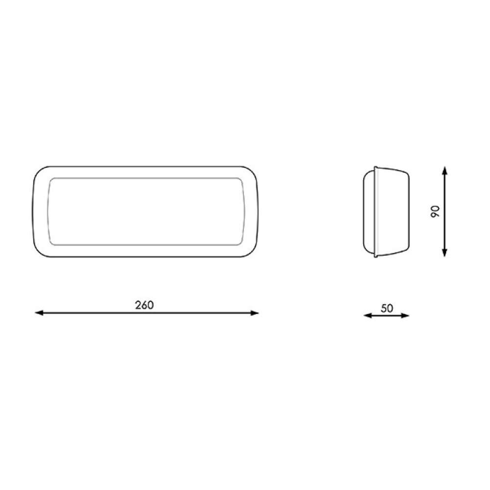 Lampada di emergenza Led da incasso o superfice Bianca 3W Bianco freddo 6500K M LEDME - Foto 3