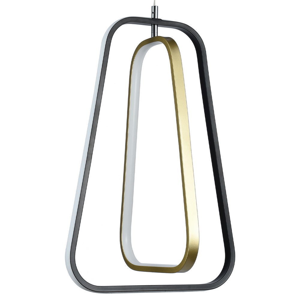 Lampadario da soffitto Drawn Nero 36W Bianco caldo 2700K Aigostar - Foto 1