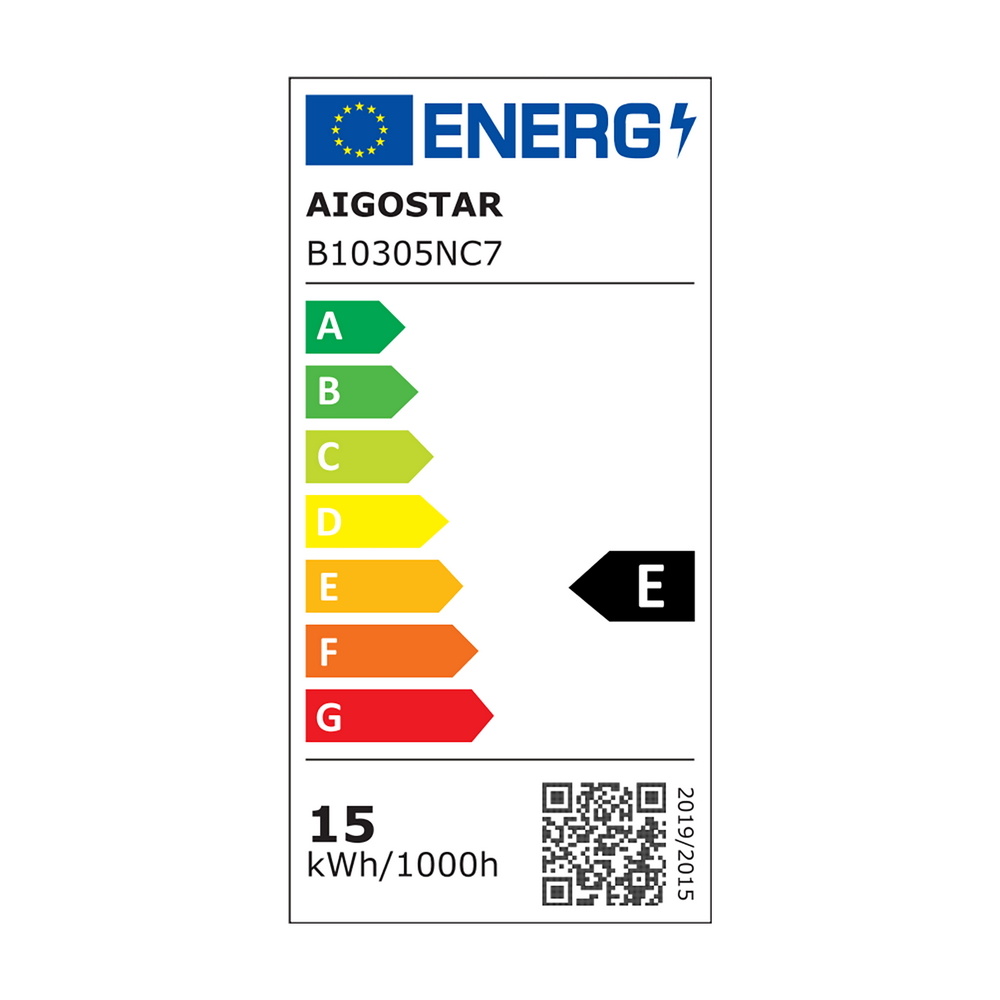 Lampadario da soffitto Hole Nero 15W Bianco freddo 6500K Aigostar - Foto 5
