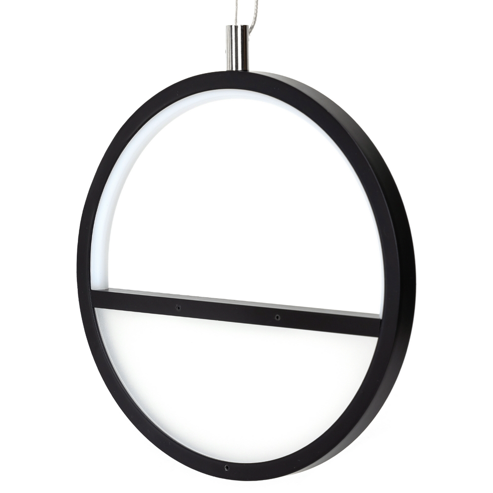 Lampadario Led da soffitto Drawn Nero 13,5W Bianco freddo 6500K Aigostar - Foto 1
