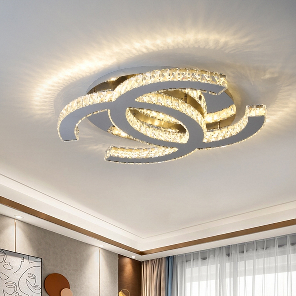 Lampadario Led da soffitto First 28W Dimmerabile con temperatura colore regolabile con telecomando M LEDME - Foto 3