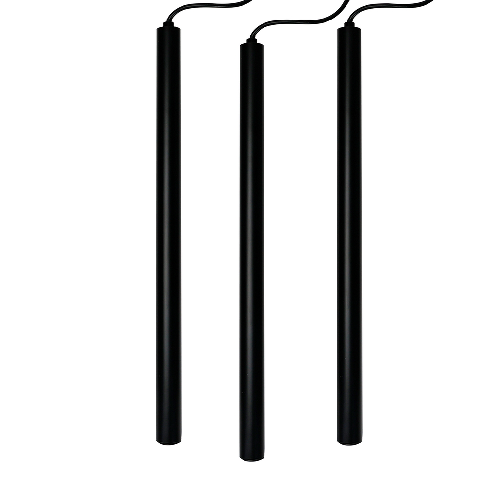 Lampadario Led da soffitto Pendels Nero 9W Bianco caldo 2700K Aigostar - Foto 4