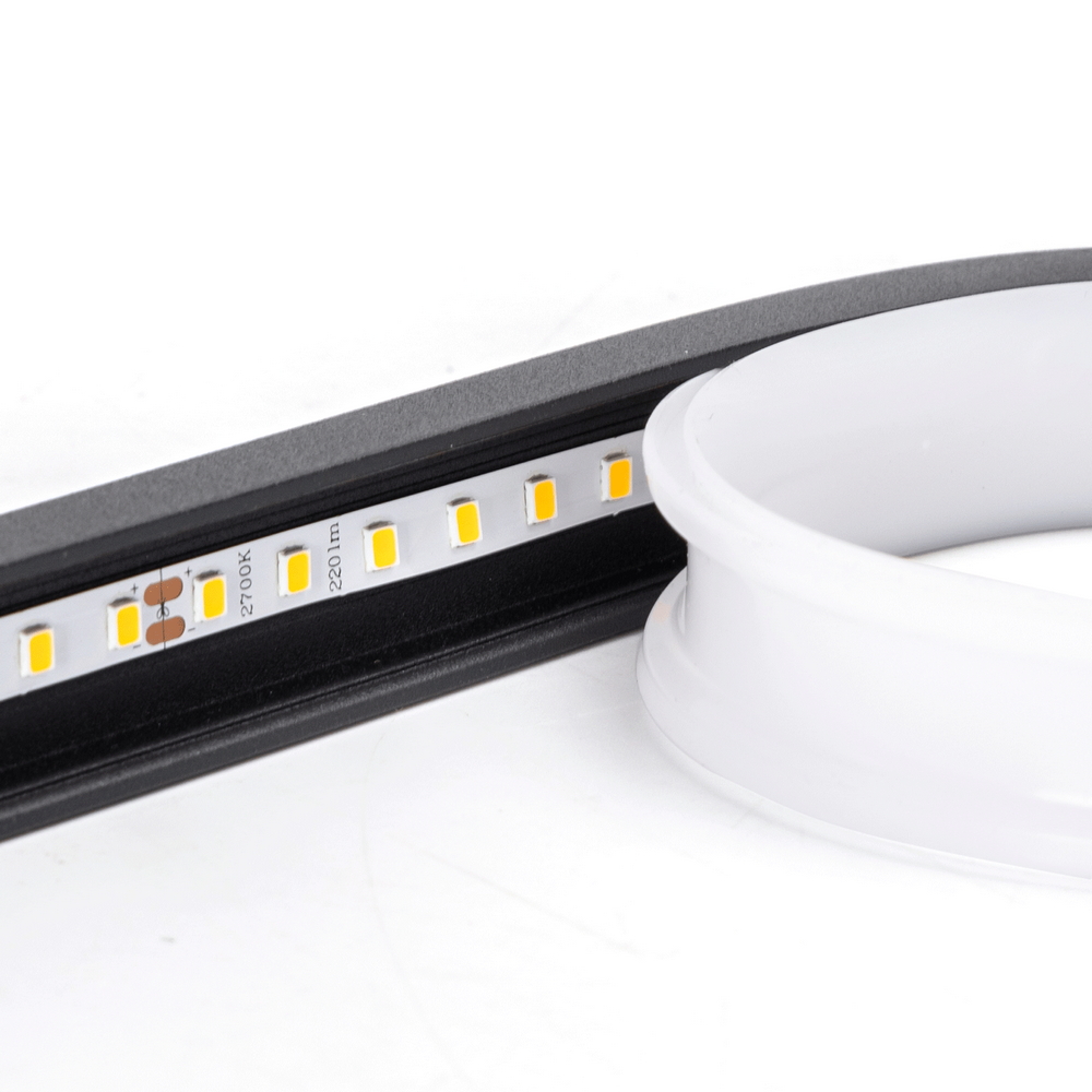 Lampadario Led da soffitto Weaving Nero 23W Bianco caldo 2700K Aigostar - Foto 2