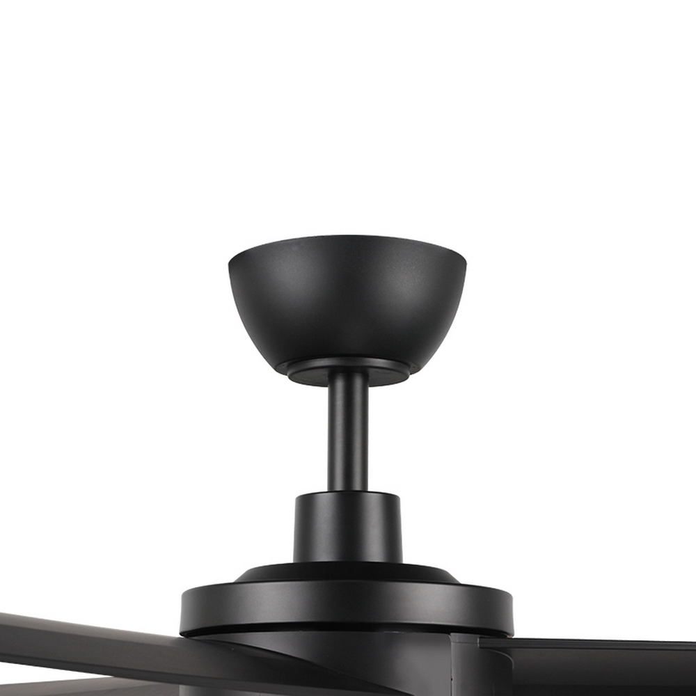 Lampadario Ventilatore da soffitto Black Curve 24W illuminazione Led regolabile con telecomando M LEDME - Foto 4
