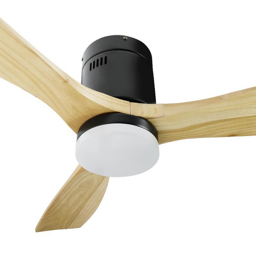 Lampadario Ventilatore da soffitto Black Energy 18W illuminazione Led regolabile con telecomando M LEDME - Foto 2