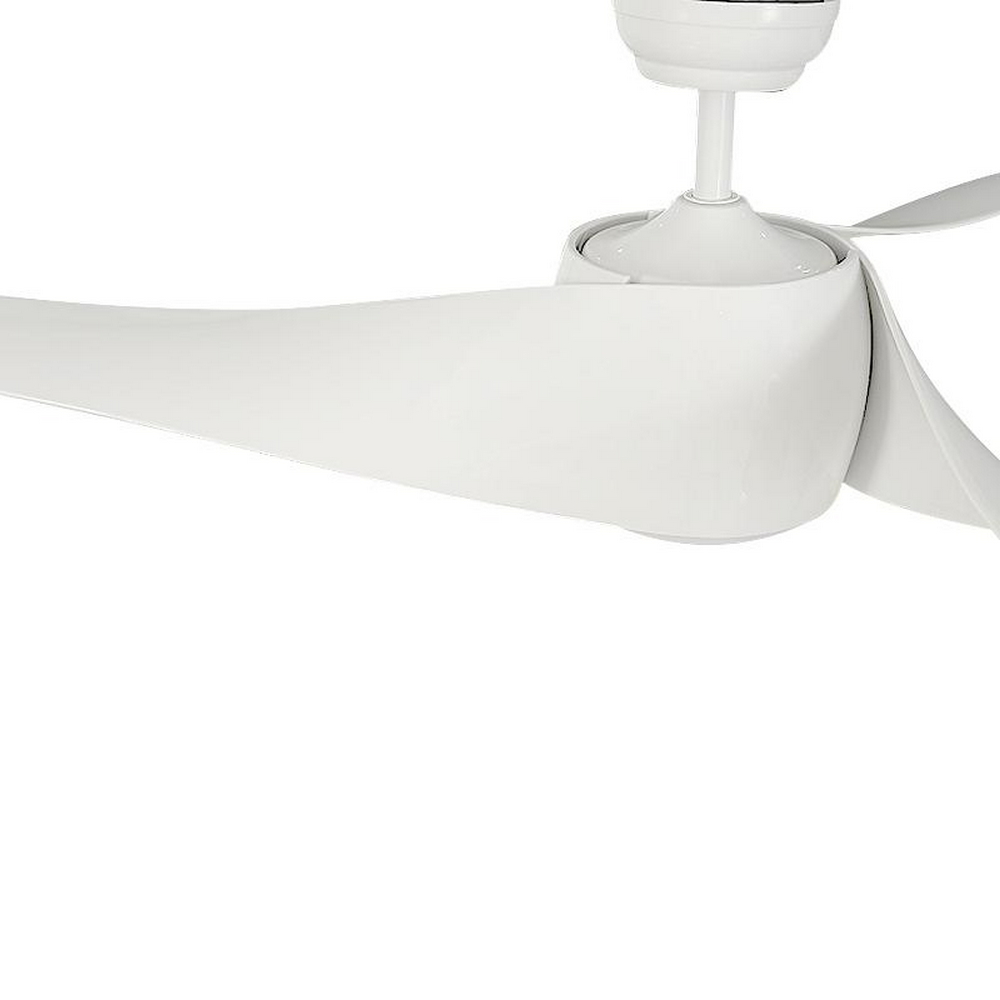 Lampadario Ventilatore da soffitto Fanton bianco 18W illuminazione Led regolabile con telecomando M LEDME - Foto 4