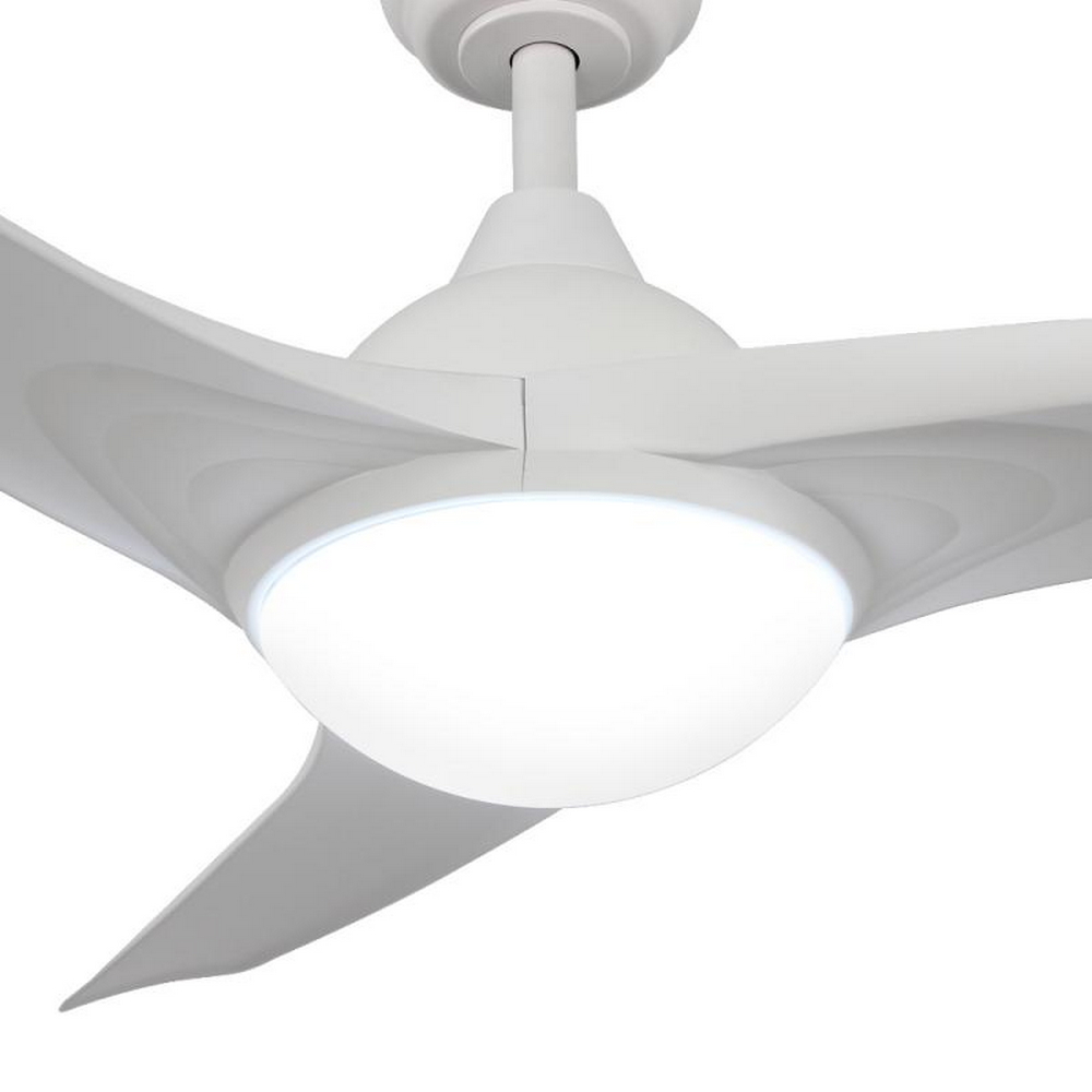 Lampadario Ventilatore da soffitto Ivara 24W illuminazione Led regolabile con telecomando M LEDME - Foto 2