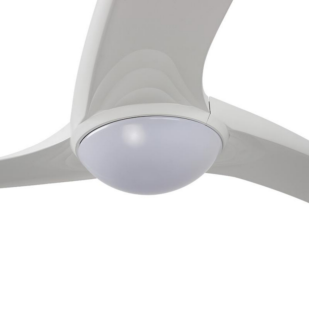 Lampadario Ventilatore da soffitto Ivara 24W illuminazione Led regolabile con telecomando M LEDME - Foto 3