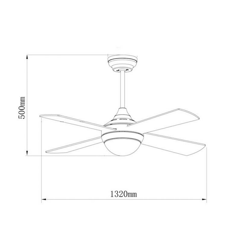 Lampadario Ventilatore da soffitto Minimal 18W illuminazione Led regolabile con telecomando M LEDME - Foto 1