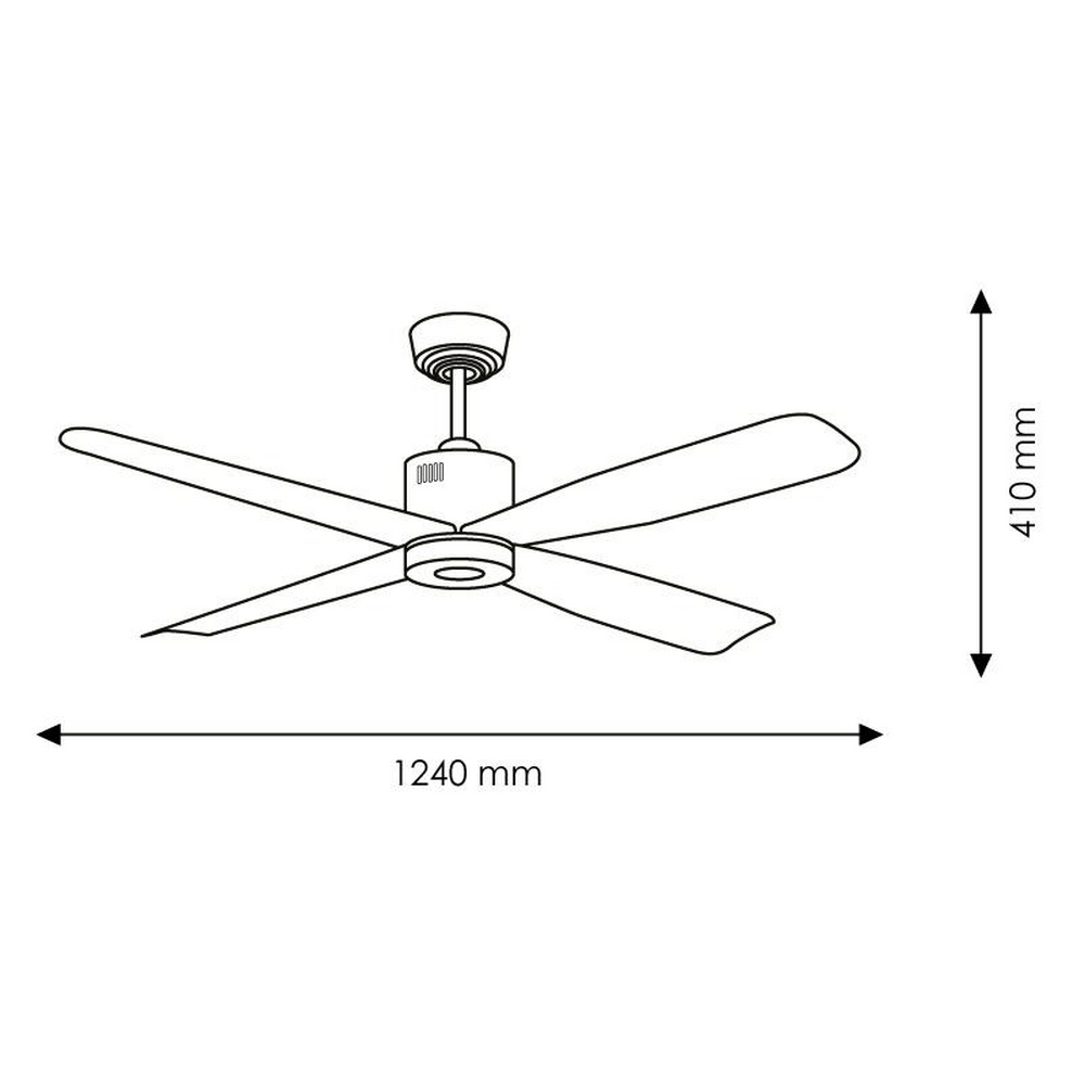 Lampadario Ventilatore da soffitto Support 18W illuminazione Led regolabile con telecomando M LEDME - Foto 1