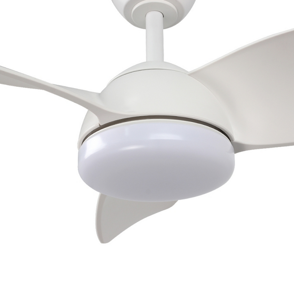 Lampadario Ventilatore da soffitto White Face 24W illuminazione Led regolabile con telecomando M LEDME - Foto 2