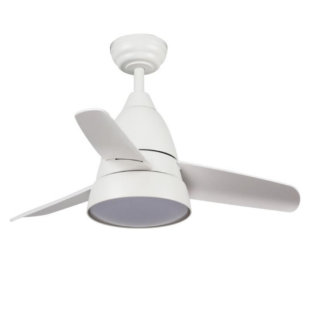 Lampadario Ventilatore da soffitto White Silence 24W illuminazione Led regolabile con telecomando M LEDME - Foto 4