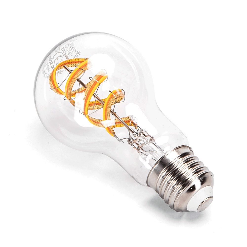Lampadina Led a Filamento Smart A60 E27 4,9W WiFi RGB + Bianco Caldo 2700K luce regolabile e dimmerabile Aigostar - Foto 1