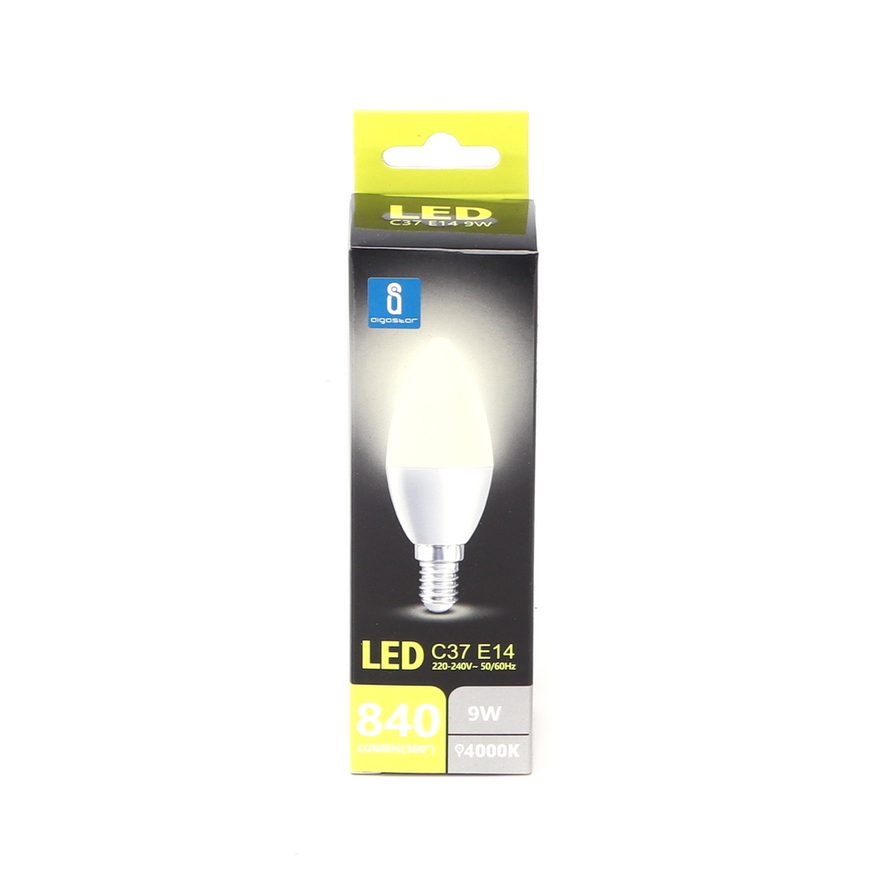 Lampadina Led E14 C37 a oliva 9W Bianco neutro 4000K Aigostar - Foto 2
