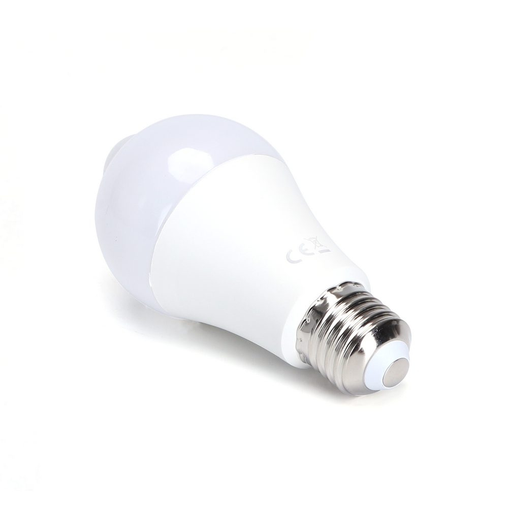 Lampadina Led E27 A60 a bulbo 12W Bianco freddo 6500K con sensore di movimento Aigostar - Foto 1