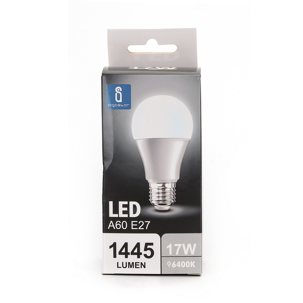 Lampadina Led E27 A60 a bulbo 17W Bianco freddo 6400K Aigostar - Foto 2