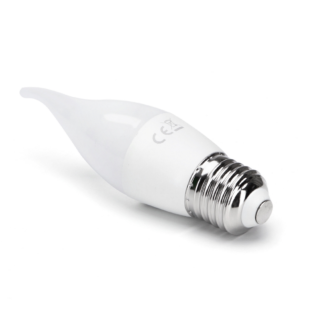 Lampadina Led E27 CL37 a colpo di vento 4W Bianco caldo 3000K Aigostar - Foto 1