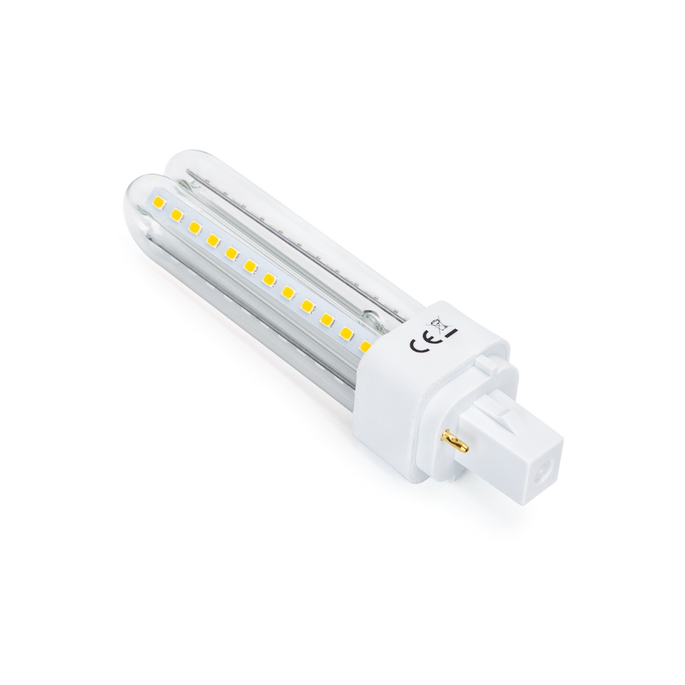 Lampadina Led G24d-3 (2 pin) PL-C 11W Bianco freddo 6400K Aigostar - Foto 1