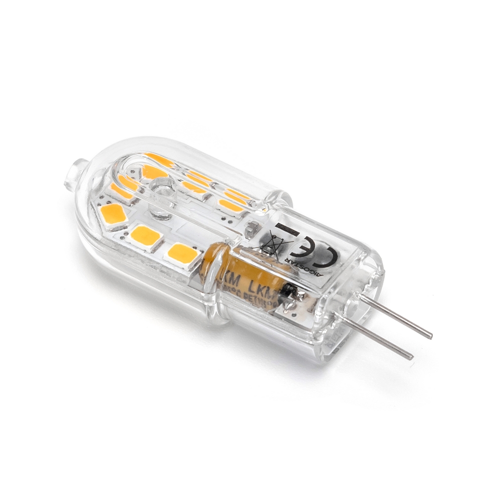 Lampadina Led G4 a Capsula 1,7W SMD trasparente Bianco caldo 3000K Aigostar - Foto 1