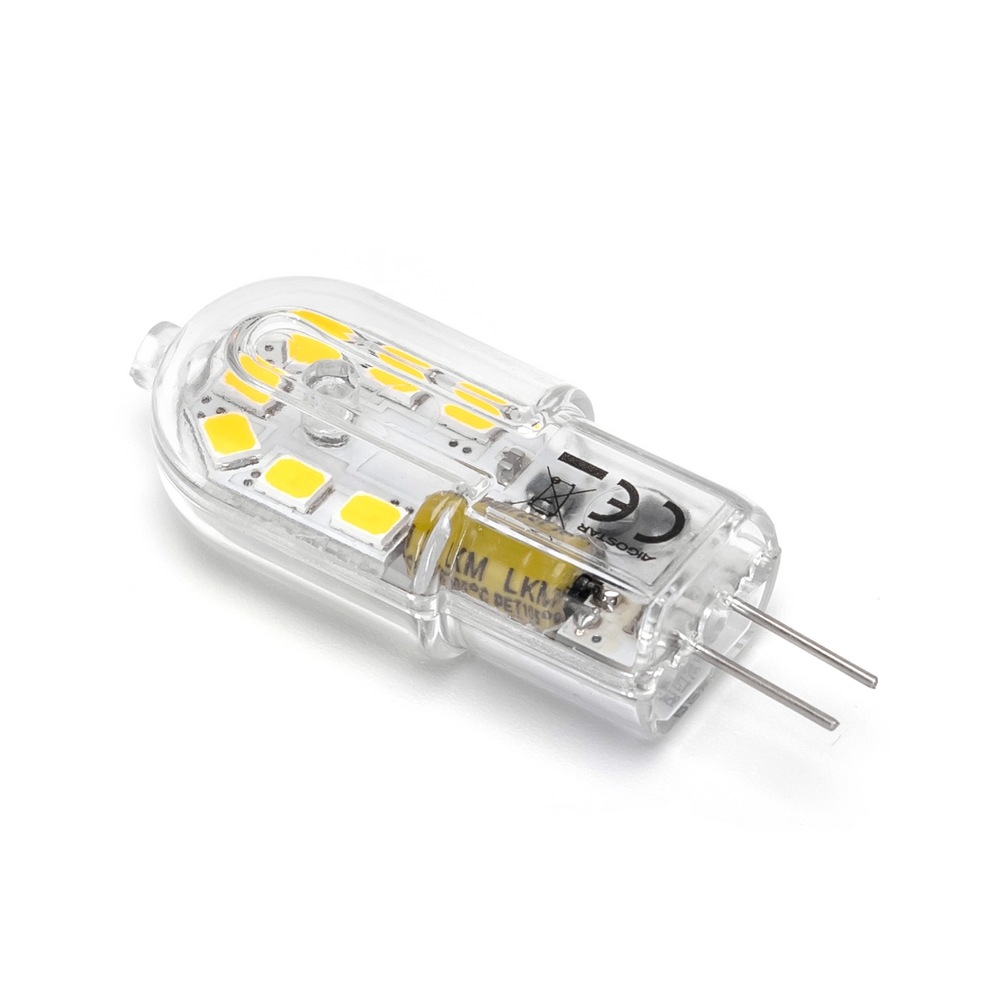 Lampadina Led G4 a Capsula 1,7W SMD trasparente Bianco freddo 6500K Aigostar - Foto 1